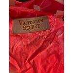 Victoria's Secret NWT gold label Victoria Secret pink/coral color satin full length robe SZ‎ small Photo 5