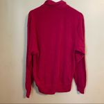 MV Sport Johnson & Wales University Quarter Zip Sweatshirt Pink 1914 Collegiate Casual Photo 4