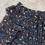 Ulla Johnson  Zea Skirt in Jet Floral Vine Metallic Mini Skirt‎ Ruffle Size 2 Photo 6