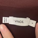 Vince NEW Satin Trim High Low Shift Dress Photo 7