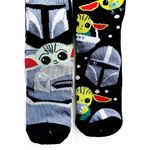 Disney Star Wars Crew Socks The Mandalorian Grogu Baby Yoda Mens Womens Fun Gift Photo 5