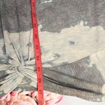 Juicy Couture 🍁 Tie Die Top Faux Tie Front Grey Blue Viscose Blend Sz XL Photo 4