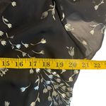 Kensie  Foil Print Chiffon Maxi Dress Size 12 Black Gold Hi-Low Whimsigoth Fairy Photo 4
