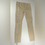 Free People  Tan Distressed Skinny Jeans 🪵🪾 Photo 10