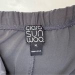 Clara Sunwoo XL Gray Straight Leg Stretch Dress Pants Travel Charcoal Pull On Photo 10