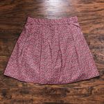 Gap • pink fall floral cotton mini skirt ditsy low rise pleated Y2K Photo 5