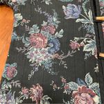 Mandarin Style Quilted Floral Jacket Size M Photo 5