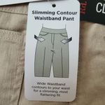 Ruby Rd Petite Chino Clamdigger Capri Pants Wide Waistband Khaki Size 14 Petite Photo 5