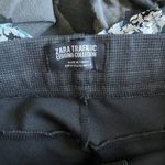 ZARA  Trafaluc‎ Leggings Collection Plaid Black Womens Size M Crop Skinny Pants Photo 5