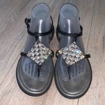 Great Northwest Clothing Company  Glady’s sequined jewels black sandals Photo 0