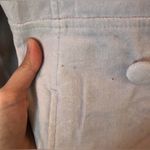 Anthropologie Grey French Girl Pea Coat With Satin & Faux Fur Trim Size 8 Photo 3