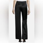 Helmut Lang  Satin Woven Wide Leg Pants Black Size D11 Photo 4