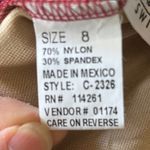 Shape FX Tummy Control Burgundy One Piece Halter Swimsuit size 8 NWT Red Photo 3