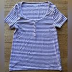 Old Navy  Light Purple Striped Tee Photo 0