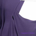 Eloquii  Asymmetric Fitted Midi Sweater Dress in purple, size 18/20‎ Photo 10