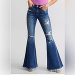Vervet Flying Monkey High Rise Super Flare Stretch Jean Size 24 Photo 1