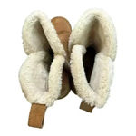 American Eagle Outfitters Tan Suede Faux Fur Lined Boots Women's Size 6 New Photo 5