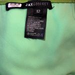 Jay Godfrey  Lydia Green Floral Printed Chiffon Romper Size 12 Photo 6