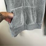 PINK - Victoria's Secret NEW LOVE PINK Y2K 2010 Victoria's Secret Grey Velour Zip Up Jacket Womens M Photo 4
