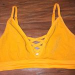 Victoria's Secret Yellow Sparkly Bralette Photo 0