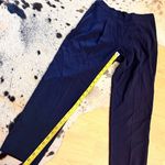 Babaton  Cohen Pants Navy‎ Blue Pleated Elastic Waist Crop Trouser Size 4 Photo 8