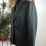 Le Suit Blazer Womens Size 8 Gray One Button Career Work Office Jacket Lined Photo 4