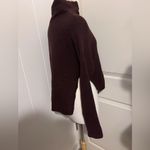  All Saints Chunky Eloise Berry Long Sleeve Sweater Mock Neck Fall Photo 4