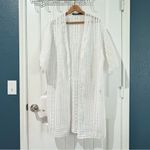 Ralph Lauren  Women’s White Duster Cardigan Knit Sweater Size S Photo 2