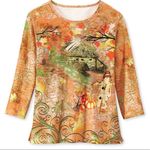 Serengeti Harvest Farmhouse Top Tan Size L Photo 0