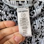 Good American  Always Fits‎ Textured Leopard Print Mini Skirt Size S/M Blue Black Photo 3