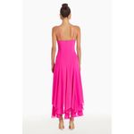 Amanda Uprichard  Clemenza Dress in Hot Pink Large New Womens Maxi Gown Photo 10