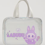 LABUBU Clear PVC Tote Bag – Purple Bunny Design – Cute Kawaii Style Photo 0