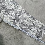 Tahari  Women’s 100% Linen Wide Leg Pants Pull On High Rise Crop Printed XL Photo 12