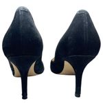 Marc Fisher Black Suede Pumps 8.5M Pointed Toe Stiletto Heel Classic Chic ( Photo 8