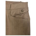 The Limited New  Pants Womens 8 Lexie Fit Stretch Pockets Capri Career Dress Tan Photo 9