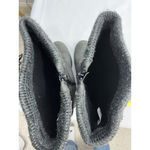 Womans Lukees Knee Length Riding Boots 7.5 Gray Side Zip Photo 5