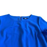 Tommy Hilfiger  Faux Pocket Blue Sheath Dress Short Sleeve Size 12 Women's NWT Photo 2