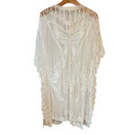Tulip Creations Kimono Robe Womens One Size White Butterfly Lace Tie Front NWT Size M Photo 9