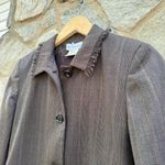 Vintage Wool Maxi Skirt & Blazer Matching Skirt Suit Brown Photo 4