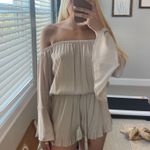 American Threads Cream romper Photo 0