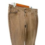 Vince Womens Size 28 Luce Crop Skinny Denim Jeans Ankle Dark Camel Brown Photo 2