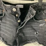ZARA  | Destroyed Button Fly Cut Off Shorts Photo 4