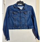 Old Navy Women's Classic Jean Jacket Maternity Size L Photo 0