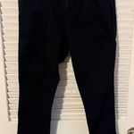 Torrid  Women’s 12R Black Utility Pants Roll Cuff Snap Hem Straight Leg Gorpcore Photo 0