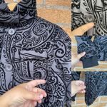 Desigual Medianoche Flocked Velvet Puffer Jacket small Photo 13