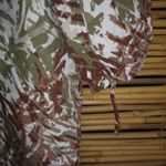 Erika  XL Pocketed Bamboo Chocolate Green White Top Plus Photo 1