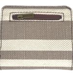 Fossil Neutral Stripes Madison Bifold Cream Brown Photo 1