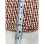 Woolrich  Womens Flannel Shirt Medium Pink Brown Cream Plaid Blouse Top Button Photo 3