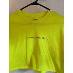 Pretty Little Thing Neon Yellow Cropped T Photo 1