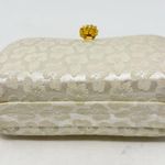 Vintage Inge Christopher Ivory Brocade Gold Chain Clutch NWOT White Photo 5